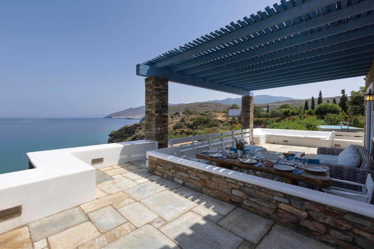 Luxury Villa By The Beach Steniaí Exterior foto